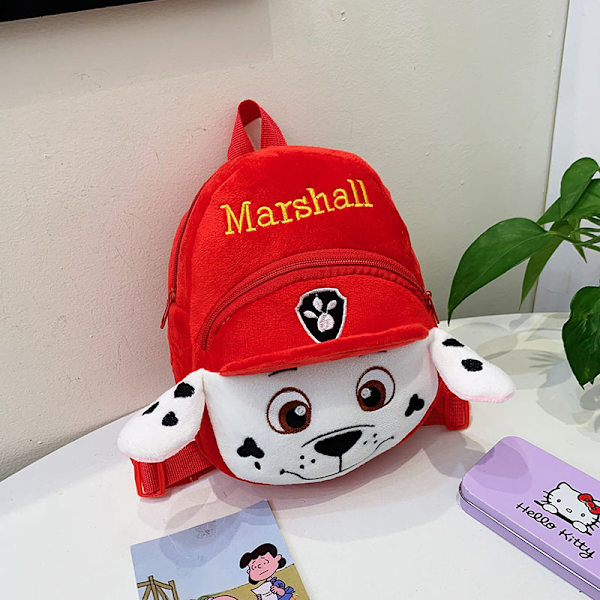 Lasten reppu, pojat ja tytöt, päiväkoti, esikoulu, reppu, söpö sarjakuvareppu (punainen)