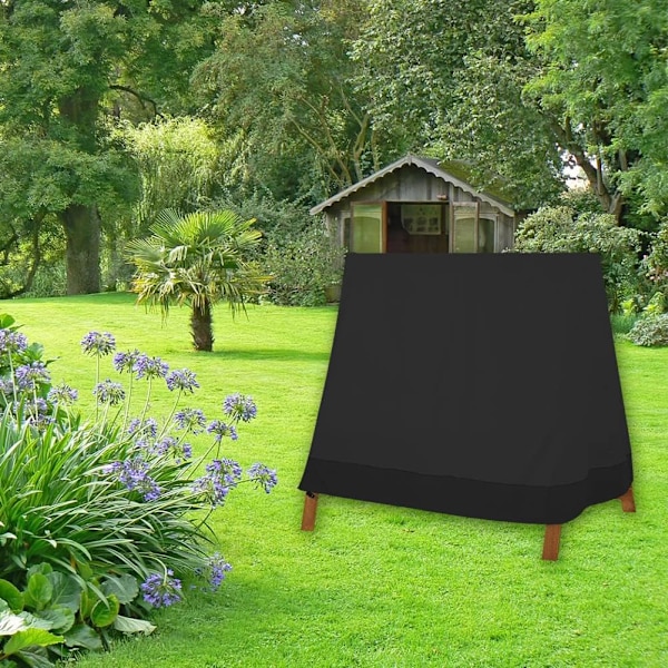 Gungbrädeskydd, A-ram gungbrädeskydd 183x139x170 Dammsolskydd Takgungbrädeskydd Hängmattestolsskydd Utemöbelskydd (210D)