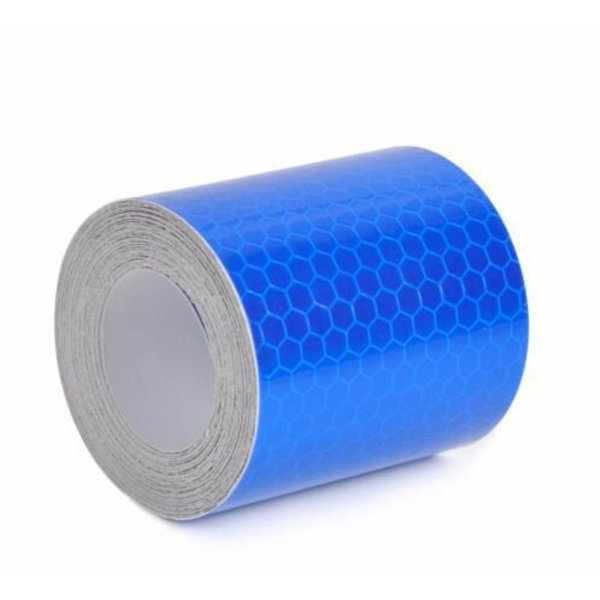 4-pack 5 cm x 3 m reflekterande varningstejp, grön självhäftande reflekterande säkerhetstejp för vägtransportanläggningar, fordon, fartyg, uppfarter