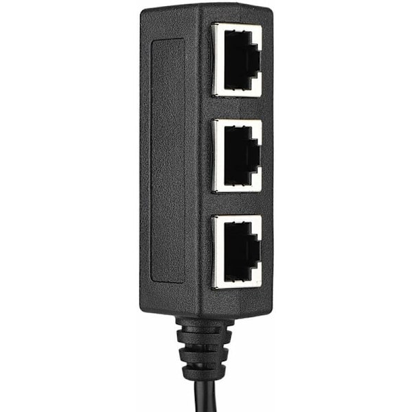 Uros Ethernet Ethernet -jatkokaapeli 3-porttiseen FMS-kuljetinliitinkaapelisovittimeen, RJ-45 urosverkko 3 naarasliittimeen