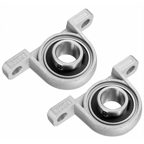 KP004 Leje - Zinklegering/Forkromet Stål Låseskruer med 20mm Diameter Hul (2 stk.)