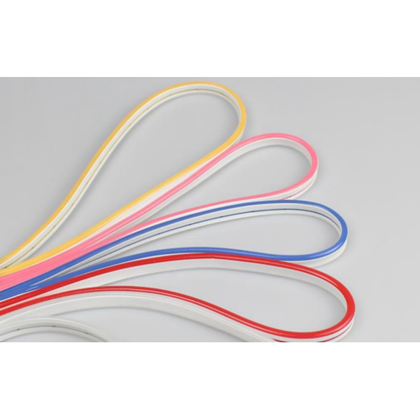 Flexibel rund utomhus vattentät silikon 6*12 lågspänning 12V högspänning 220V neon led-ljusremsa