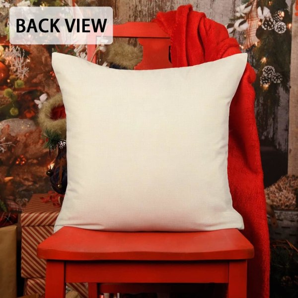 Juleputetrekk 45*45cm sett Juledekorasjon lastebil dekorativ puteboks egnet for hjem sofa
