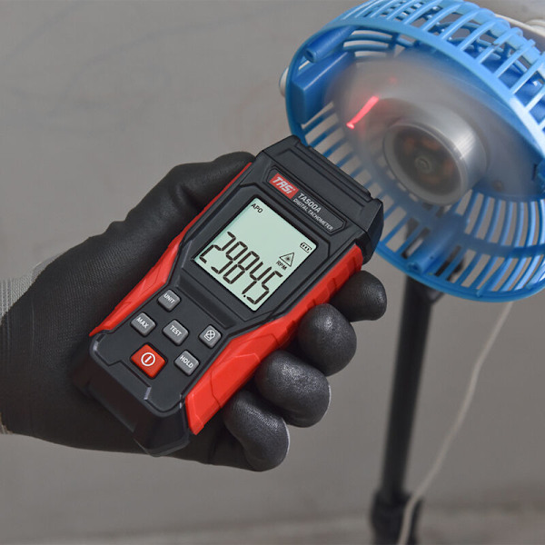 Digital varvräknare Tasi Mini Department Tester Utan Kontakt Display LCD TACHY DOCUMER Portabel för motortillverkning hjultillverkning biltillverkning bogsering