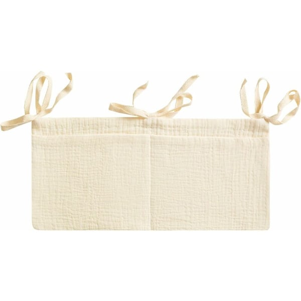 1-delt opphengt oppbevaringsorganisator (beige), hengende oppbevaring babyseng, babysengorganisator, baby hengende organisator for babyseng, barneoppbevaring