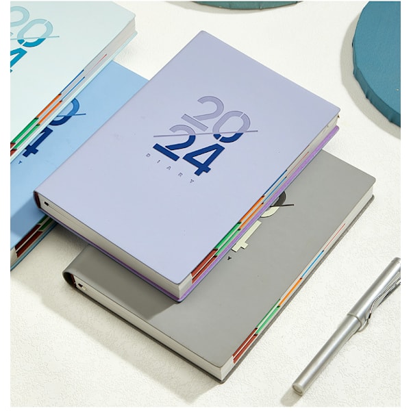 2024 Agenda Notebook Paperback Notepad Office Notepad Planner 2024 Kvinde Kontor Tilbehør Planlægning Notepad