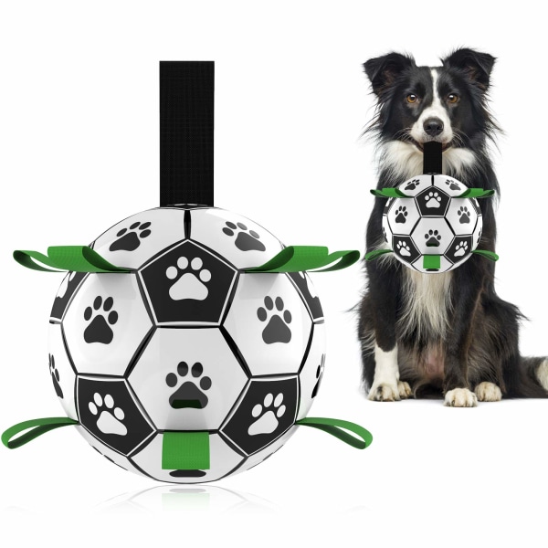 Dog Toys, Interactive Dog Football Toys with Grab Tabs, Durable Dog Balls for Small Medium Breed Dog Water Toy Indoor  Outdoor