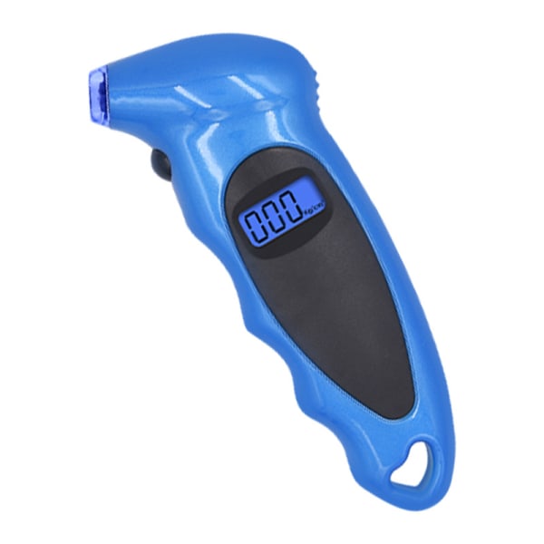 Digital Tire Pressure Gauge for Car Truck Bicycle with Backlight LCD and Anti-Slip Handle, Blue