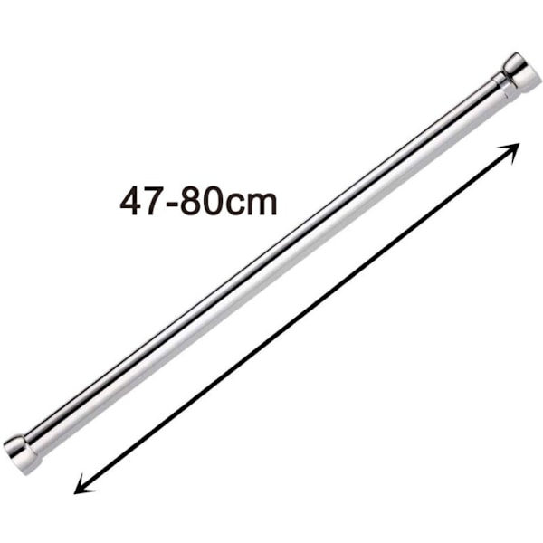 Utrekkbar klesstang, klesskap, klesstang, rustfritt stål, spennstang, skapstang, for, garderobe, dusj, balkong