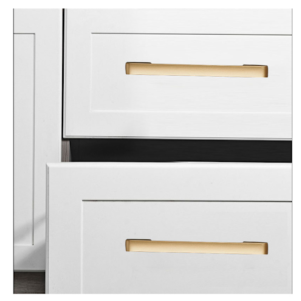 Guld Kökshandtag Set om 10 Möbelhandtag Lådhandtag Möbelstånghandtag 128mm Centrum Avstånd-Guld Möbelhandtag Kitche