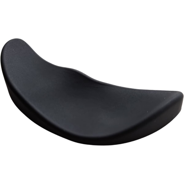 Ergonomiskt handledsstöd för mus - Tillverkad av silikon, högerhänt, smärtlindrande, utformad för att motverka trötthet - Perfekt för arbete (svart)