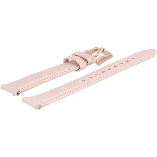 Læderurrem - Pink - 14 mm