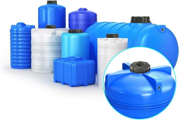 Adapter IBC låg s60x6 til tank 1000 liter, 3/4 tommer