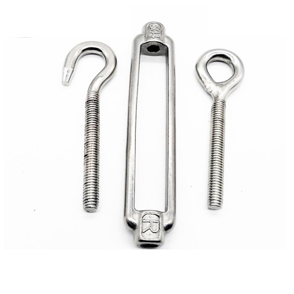 304 rustfritt stål M4 turnbuckles (sett med 4)