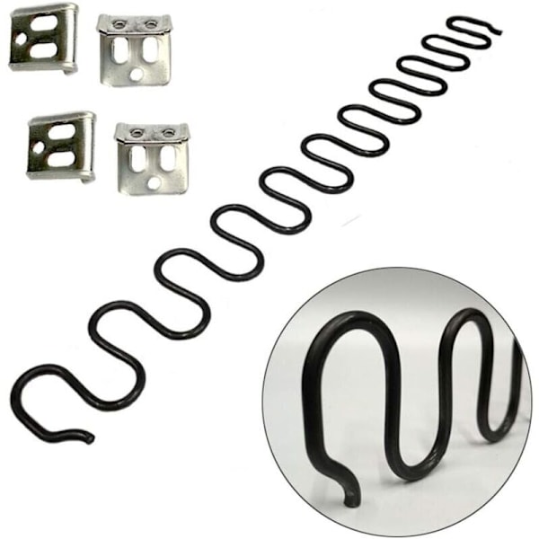 Ekstra fjedre til 2-personers sofa 50 cm diameter gevind Kit-