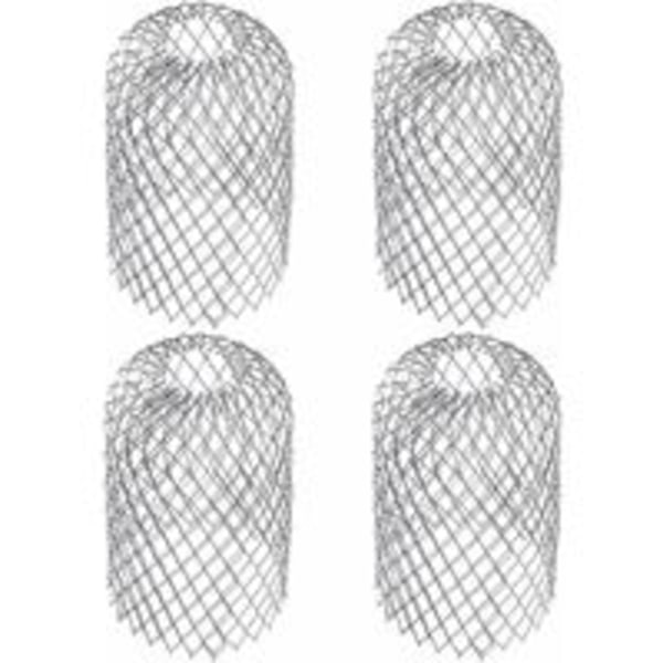 4 st Gutter Strainers Ca 6,69 x 3,15 tum Gutterfilter Gutter Mesh Stoppa Lövfilter Silfilter Lövskydd Rännkåpa Rostfritt Stål