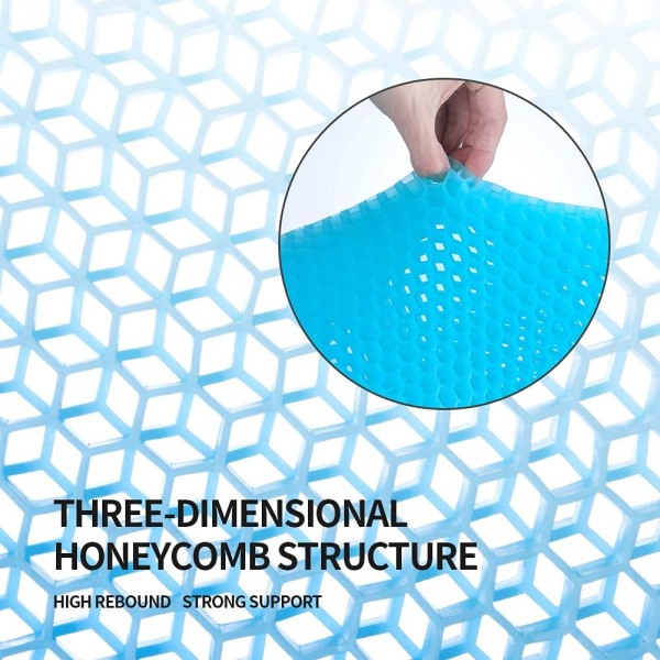 Oversized Gel Cushion, Super Breathable And Icy Decompression, Multifunctional Convenient Cushion For Work And Home