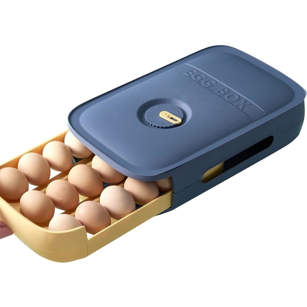 Munalaatikko, laatikollinen munarasia Säilytysjääkaappi 21 munalle, muovinen keittiö
