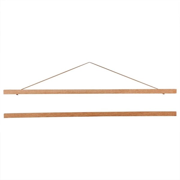 Magneettinen puinen valokuvakehys Luonnonpuu juliste Ripustus DIY Valokuva Juliste Työ 51 cm Valokuvakangastulosteen pidike seinäkoristeeseen