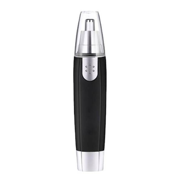 Svart nesetrimmer, batteridrevet nesetrimmer for øre og nese, nesetrimmer for menn
