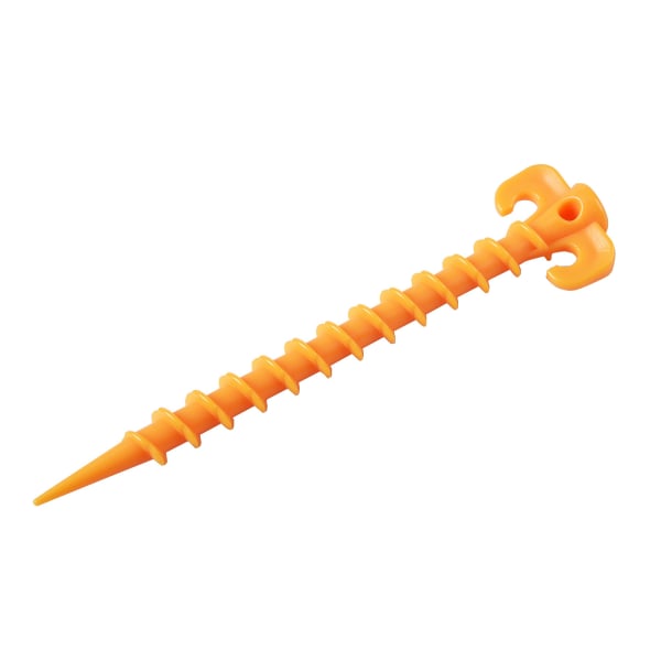 (20cm×4.5cm, ⌀10)Markspikar av högkvalitativ PP-plast, tältpinnar, repspik för utomhustältutrustning, tältaccessoar för strand, strand, djungel, lera.Gul