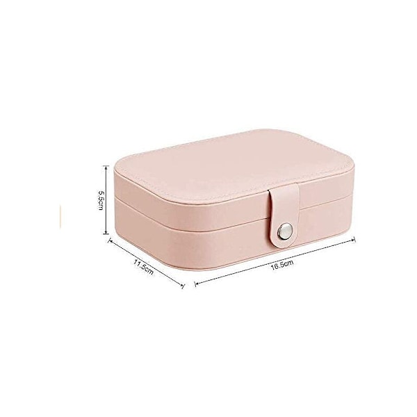 Smyckeskrin, smyckesförvaringsbox för kvinnor, liten smyckesförvaringsbox, kan förvara ringar, örhängen, halsband