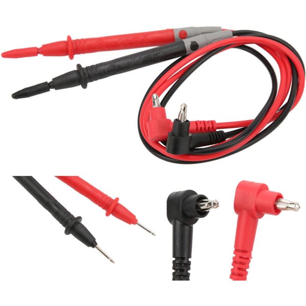 Multimeterprober, blødt silikone elektriker testsæt, testledninger, digital multimeter tester probe kabel UA12 20A