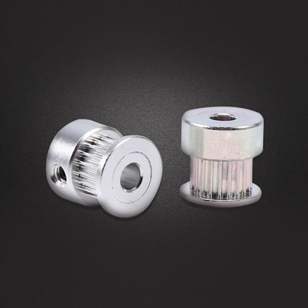 2-delt tandremshjul i aluminiumslegering 5 mm indvendig diameter 20 tænder til 3D-printer