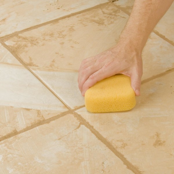 Super Grout Sponge, 3-pakkaus, keltainen