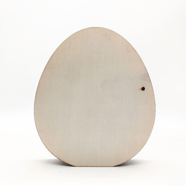Påsk LED Träägg, Påsk Träägg LED Dekoration, Påsk Hem Dekoration Träägg Kanin Hantverk, 11X12.7X2.5CM