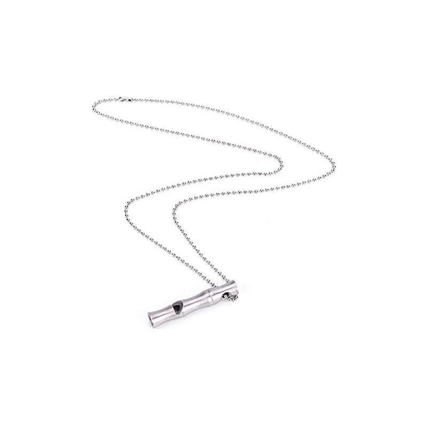 Utomhus överlevnads visselpipa den starkaste nödsignalen Säkerhetsvisselpipa i portabel aluminiumlegering för träning av vandring och camping