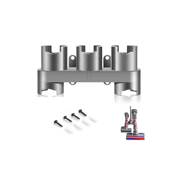 1 Pak Tilbehørs Holder Kompatibel med Dyson V7 V8 V10 V11 V15 Støvsuger Montering Holder Docking Station, Grå