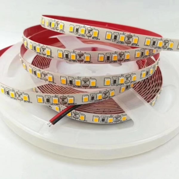LED-lysstripemblem 5050 innendørs belysning taklysstripemøbel selvklebende lineær 12v lavspenning 2835 lysstripe