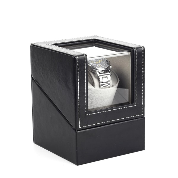 Sort Ultra-Stille Rotation Drejninger Per Dag Watch Winder Box Smykker Watch Box