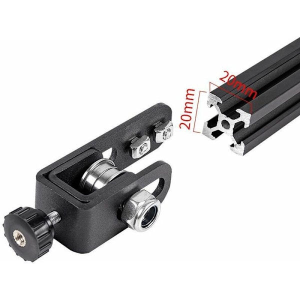 Kit 3D uppgradering remspännare, profil remspännare axel x 2020 och profil remspännare Y 2040 till Ender 3 [2 stycken]