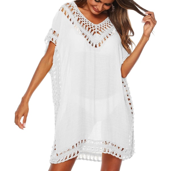 Kvinners Strandklær Cover Ups Cutout Strandskjørt Bikini Badedrakter Badedrakt Cover Ups