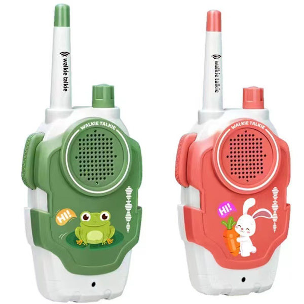 Barnens walkie-talkie, långdistansleksaksgåva, lämplig för pojkar och flickor i åldern 3-12, lämplig för camping, utomhusäventyr, familjespel (1 par)(st