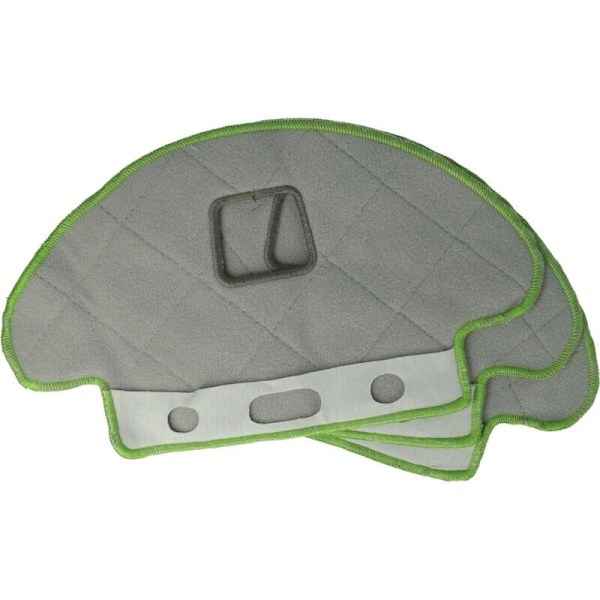 3x Lingets Parketfliser Kompatible med Irobot Roomba Robotstøvsuger - Vaskevine, mikrofiberpude 300175mm
