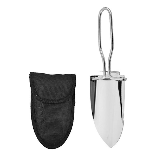 1-delad omplanteringsspade multifunktionell hopfällbar spade för utomhusbruk, liten bärbar spade, strandspade, verktyg