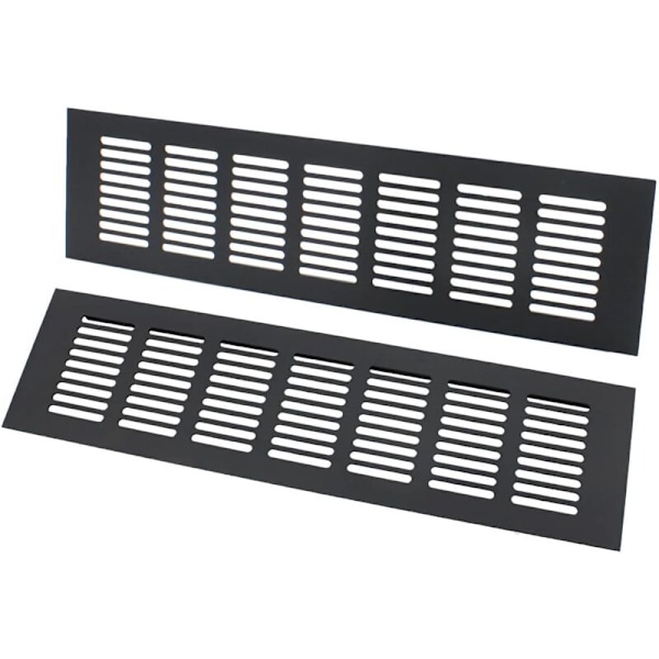 Rektangulær ventilasjonsrist, ventilasjonsrist, rektangulær ventilasjonsrist ideell for 80 × 300 mm ventilasjon