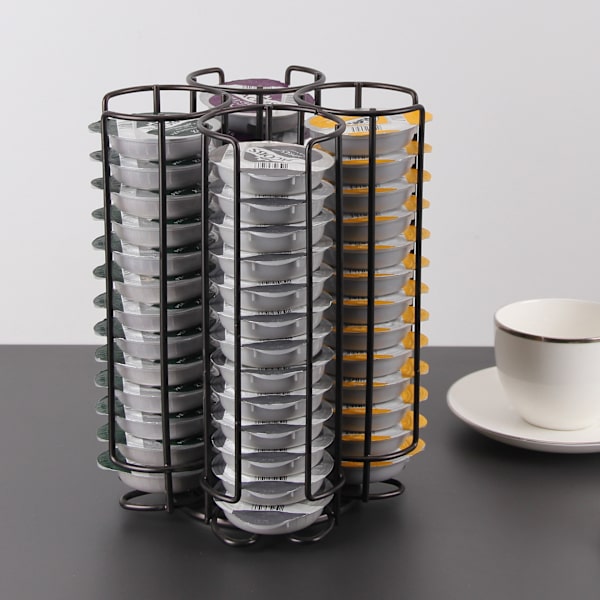 Kaffe-kapselholder Kompatibel med (52 x Kapsler) - Kaffe-kapselholdere - Roterende Holder