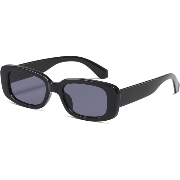 Solbriller med liten innfatning Simple square (svart), solbriller, mote