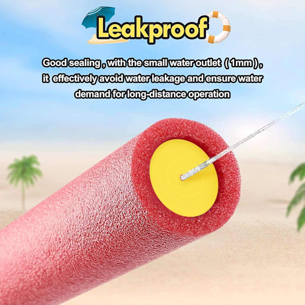 4 st vattenpistol leksak för barn långdistans skjutavstånd 9M utomhusspel/pool/trädgård/strand