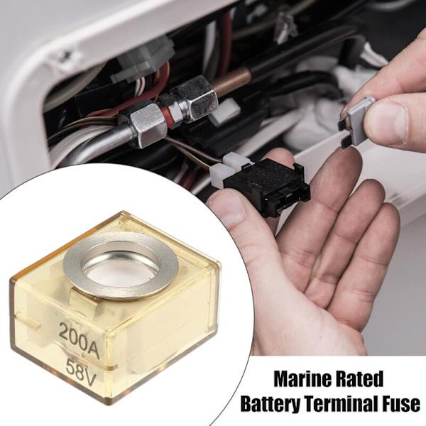 Vattentät 200A Marin Klassad Batterisäkring Terminal Säkring 58V