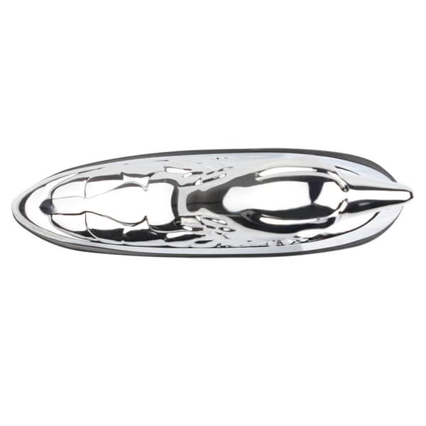 Chrome Eagle Head Ornament Statue for Motorcycle 4x4 Fender Front Frames and Car Hood Mounts