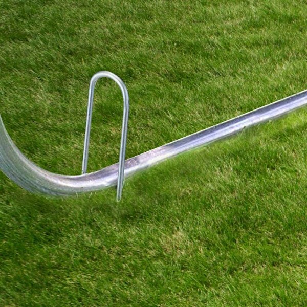 Galvaniserade ståltrampolinstakar