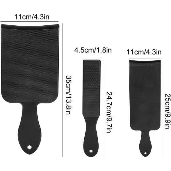 3-delt fargekart, fargetipsark, hårfarge, høydepunktkam, sklisikker stylingverktøy