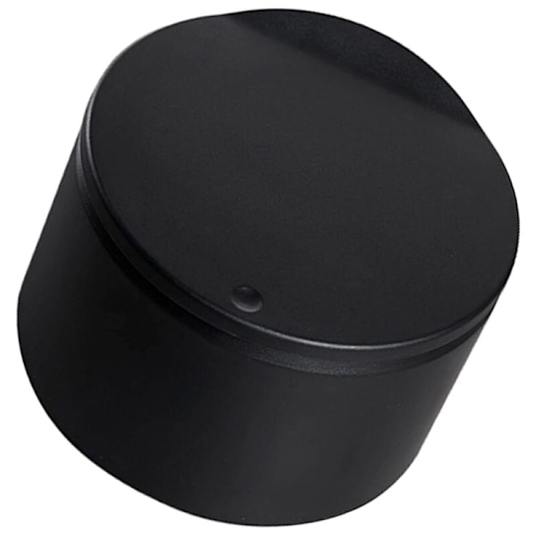 Mini soptunna, liten bordsbehållare med badrumslock, kök, kontor, söt bärbar (svart)