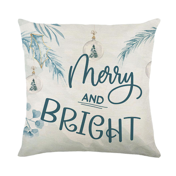 Juledekorasjoner - mevvy and Bright Juleputetrekk 45*45cm, Festlig Juledekorasjon