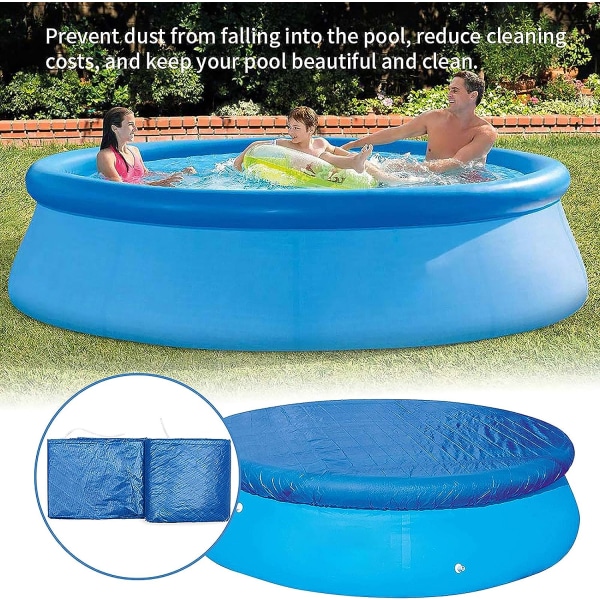 Poolpresenning med en diameter på 244 cm